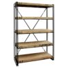 Expedition Mango Wood Timber & Iron Industrial Display Shelf