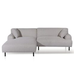 Faro Fabric Left Chaise Corner Sofa, Sterling Sand