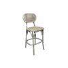 Fauste Elm Timber & Rattan Counter Stool