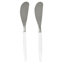 Fetuna Stainless Steel Spreader, Resin Handle, Set of 2