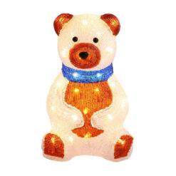 Flam IP44 Indoor / Outdoor LED Light Up Bear Figurine