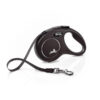 Flexi - Retractable Cord Lead - Black 5 M - Medium