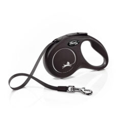 Flexi - Retractable Cord Lead - Black 5 M - Medium