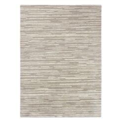 Florence Broadhurst Slub Hand Tufted Designer Wool Rug, 350x250cm, Mist