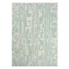 Florence Broadhurst Waterwave Stripe Hand Tufted Designer Wool Rug, 240x170cm, Pearl