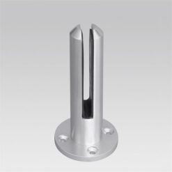 Frameless Glass Pool Fencing Round Aluminium Feet/Spigot - 4 Pieces