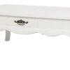 French Provincial 2 Drawer Coffee Table - White