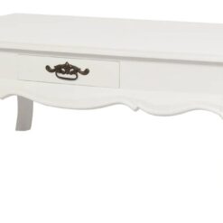 French Provincial 2 Drawer Coffee Table - White