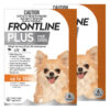 Frontline Plus For Small Dogs Up To 10kg (Orange) 12 Pipettes