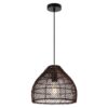 Frya Rattan Pendant Light, Small, Brown