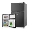 GECKO 95L Portable Upright Fridge 12V/24V/240V for Motorhome, Caravan, Black