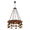 Gamboa Wood & Iron Pendant Light