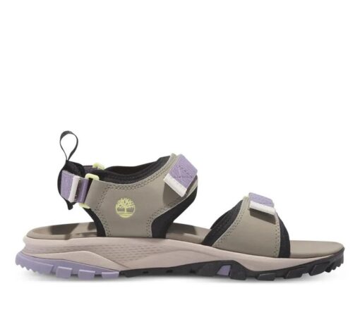 Garrison Trail 2 Strap Sandal Grey 5 US Womens