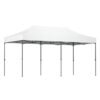 Gazebo Pop Up Marquee 3x6 Folding 500D Wedding Tent Base Pod White