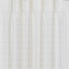 Geneva Striped Sheer Pinch Pleat Curtains
