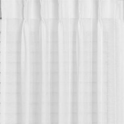 Geneva Striped Sheer Pinch Pleat Curtains