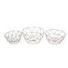 Geometric Nordic Style Storage Rusty Wire Bowl
