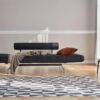 Ghia single sofa bed with chrome leg - innovation living