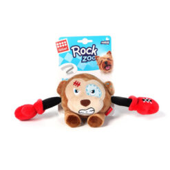 Gigwi Squeak Rock Zoo Toy For Dogs - Boxer Monkey 1 Pack