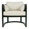 Glenthome Mindi Wood Occasonal Armchair, Black