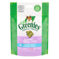 Greenies Feline Succulent Shrimp Flavor Dental Cat Treats 60 Gm