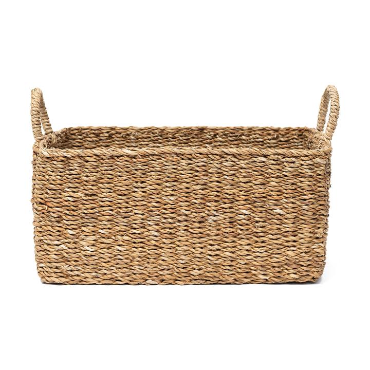 Hillbrook Seagrass Rectangular Utility Basket, Large Hillbrook Seagrass Rectangular Utility Basket, Large