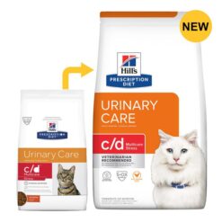 Hill's Prescription Diet C/D Multicare Stress Urinary Care With Chicken Dry Cat Food 1.8 Kg