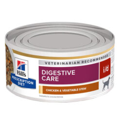 Hill's Prescription Diet Canine I/D Digestive Care Chicken & Vegetable Stew Wet Dog Food 156gm 24 Cans