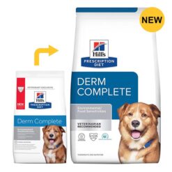 Hill's Prescription Diet Derm Complete Environmental/Food Sensitivities Rice & Egg Recipe Dry Dog Food 10.8 Kg