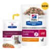 Hill's Prescription Diet I/D Digestive Care Tender Chunks In Gravy With Chicken Wet Cat Food 85gm 12 Pouches
