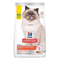Hill's Science Diet Perfect Digestion Adult 7+ Chicken, Whole Oats & Brown Rice Recipe Dry Cat Food 2.72 Kg