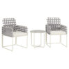 Howard 3 Piece Metal Balcony Chair & Table Set