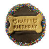 Huds And Toke Birthday Cake Cookie For Dogs - Carob 1 Piece