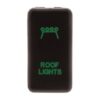 Hulk 4x4 Green 12V OE RPL Switch Push Button ON/OFF to suit Early Toyota - Roof Light