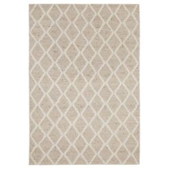 Huxley Hand Loomed Wool Rug, 320x230cm, Natural