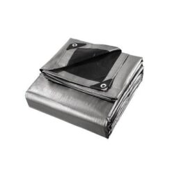 Instahut 9x12M Heavy Duty Camping Cover Tarp - 180GSM Silver