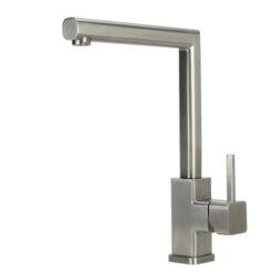 Isar - Stainless Steel Kitchen Mixer Tap - Brushed