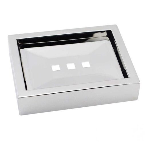Ivano Stainless Steel Soap Dish - Chrome