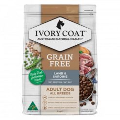 Ivory Coat Grain Free Adult All Breeds Lamb & Sardine Dry Dog Food 13 Kg