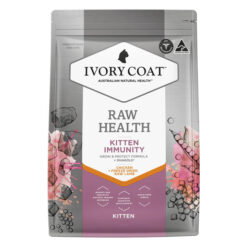 Ivory Coat Raw Health Kitten Immunity Chicken + Freeze Dried Raw Lamb Dry Cat Food 2 Kg