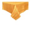 Jacquard Table Cloth Wide Stripes Orange 135 x 180 cm