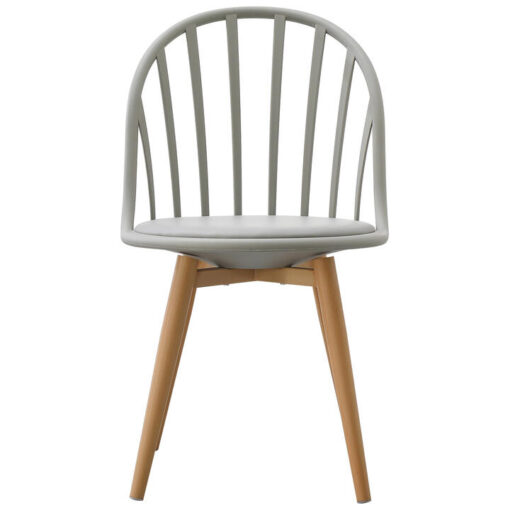 Jiri Dining Chair, Set of 4, Grey / Natural