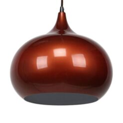 Kirke Metal Pendant Light, Pearl Copper