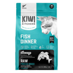 Kiwi Kitchens Raw Freeze Dried Fish Dinner Dry Cat Food 610 Gm