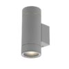 Kman IP54 Exterior Up & Down Wall Light, Silver