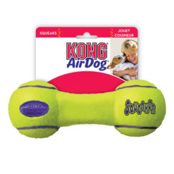 Kong Airdog Nonabrasive Felt Squeaker Toy For Dogs - Dumbbell 1 X Small