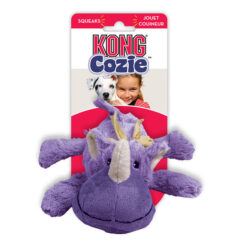 Kong Cozie Plush Squeaker Toy For Dogs - Rosie Rhino 1 X Small