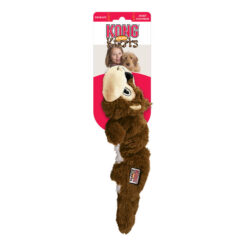 Kong Knots Scrunch Squeaker Toy For Dogs - Squirrel 1 X Medium/Large