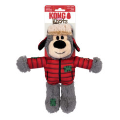 Kong Knots Wild Snuggle Plush Toy For Dogs - Xmas Bear 1 X Medium/Large