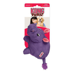 Kong Phatz Squeaker Toy For Dogs - Hippo 1 X Small